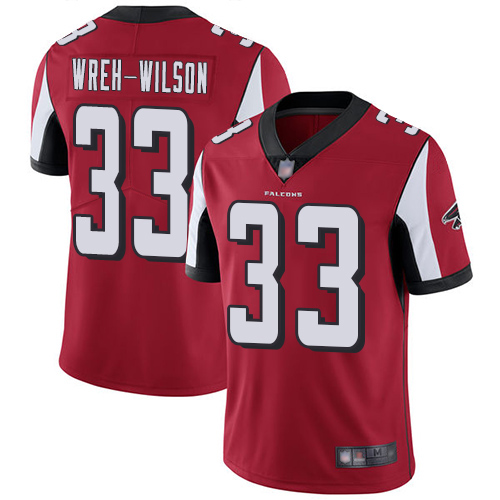 Atlanta Falcons Limited Red Men Blidi Wreh-Wilson Home Jersey NFL Football #33 Vapor Untouchable->youth nfl jersey->Youth Jersey